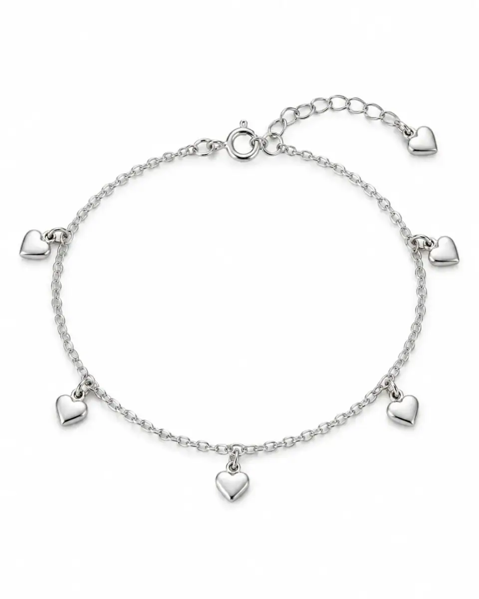 Pulseira de Corações